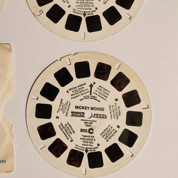 VINTAGE VIEW MASTER MICKEY MOUSE Reels x 3 - Picture 4 of 5
